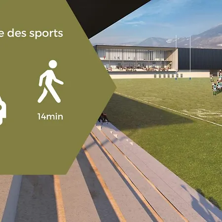 Apartment *le Golden Blue* Magnifique T3 A 5min Du Centre Avec Parking Gratuit